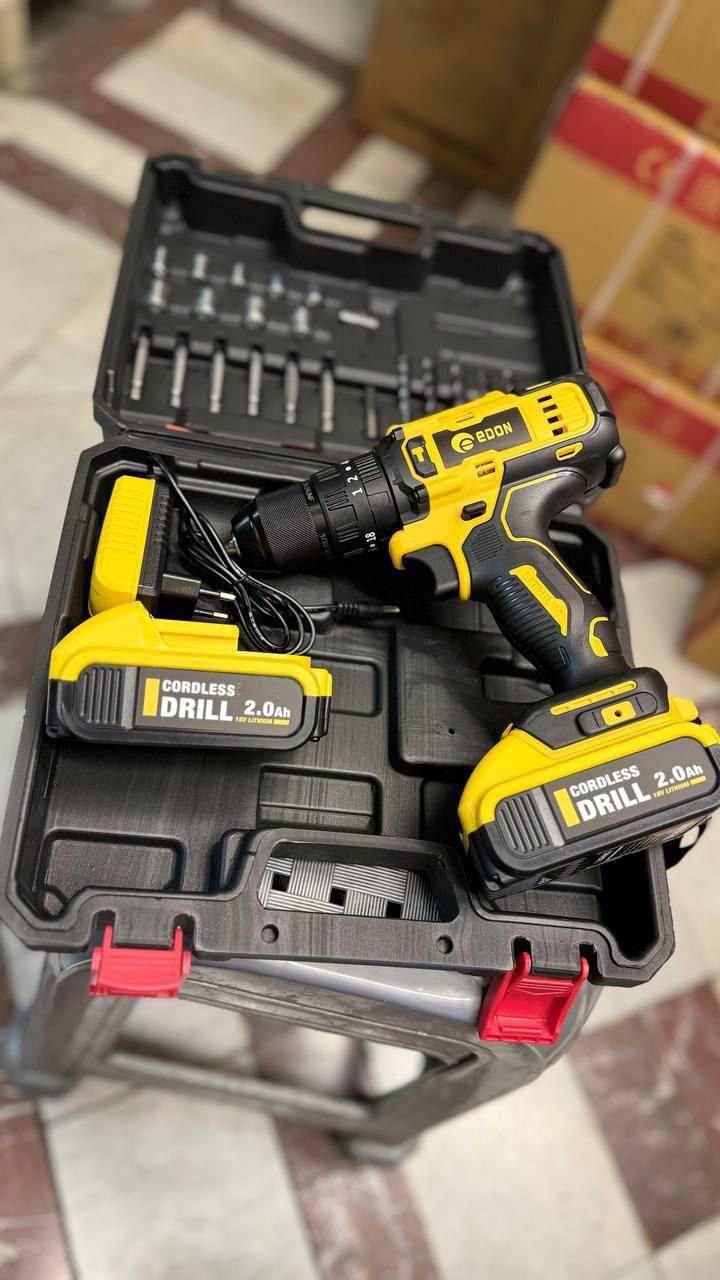 شارژی ۱۸ ولت چکشی سه نظام فلزی ادون