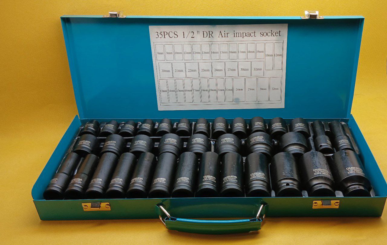  جعبه بکس فشارقوی 1/2 کوتاه و بلند 35 پارچه ، ۳۵پارچه