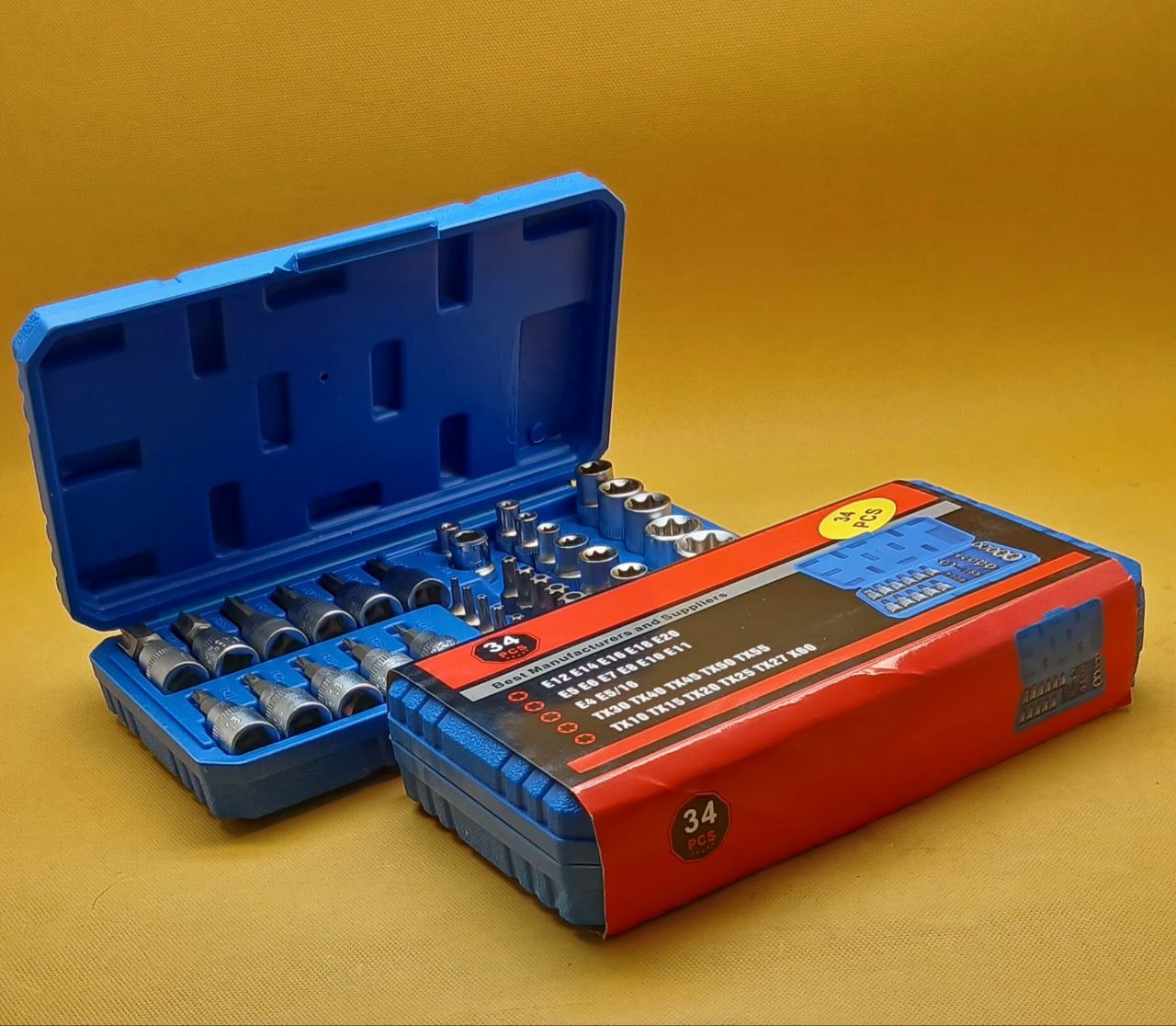  جعبه بکس E,T کیفیت عالی 34پارچه