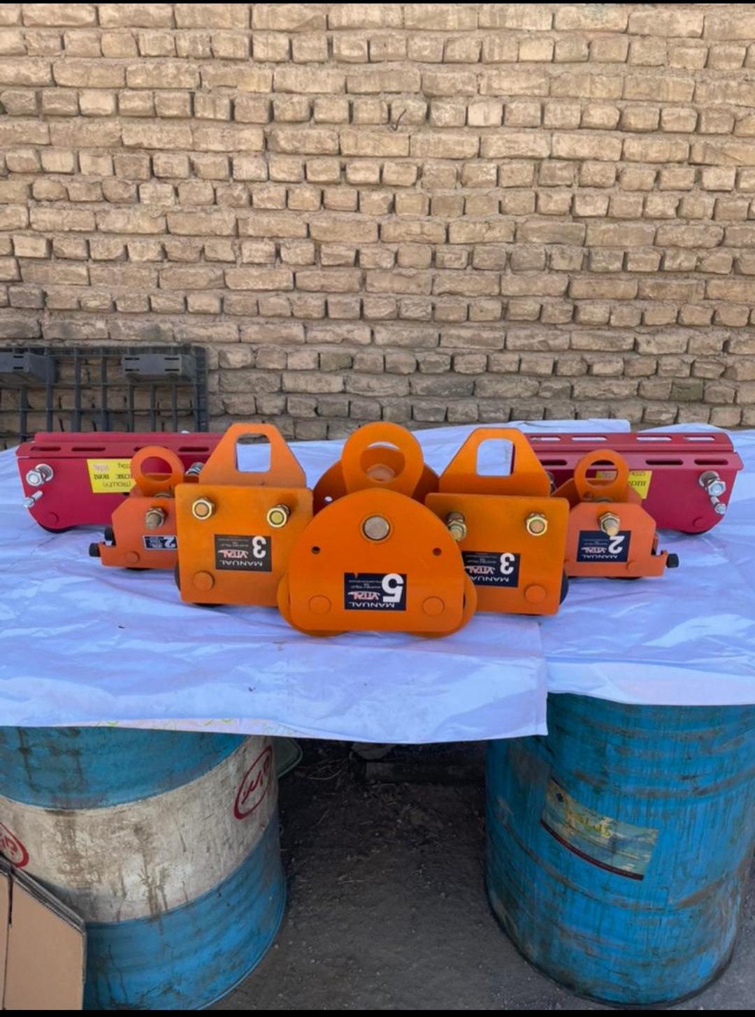 ریل دستی و زنجیری جرثقیل