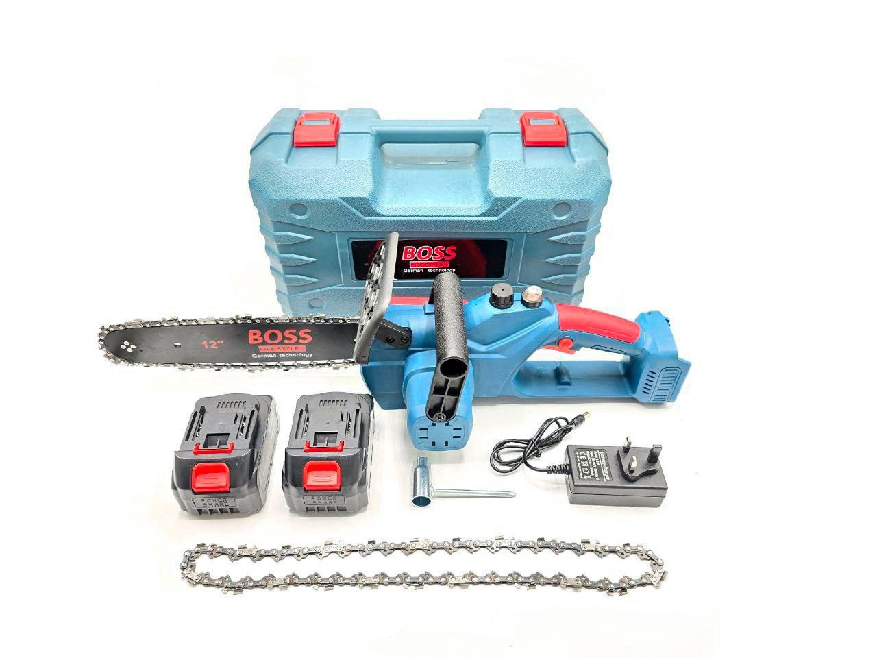 ⭐️ اره زنجیری شارژی ۳۰ سانت ۱۴۸ ولت باس