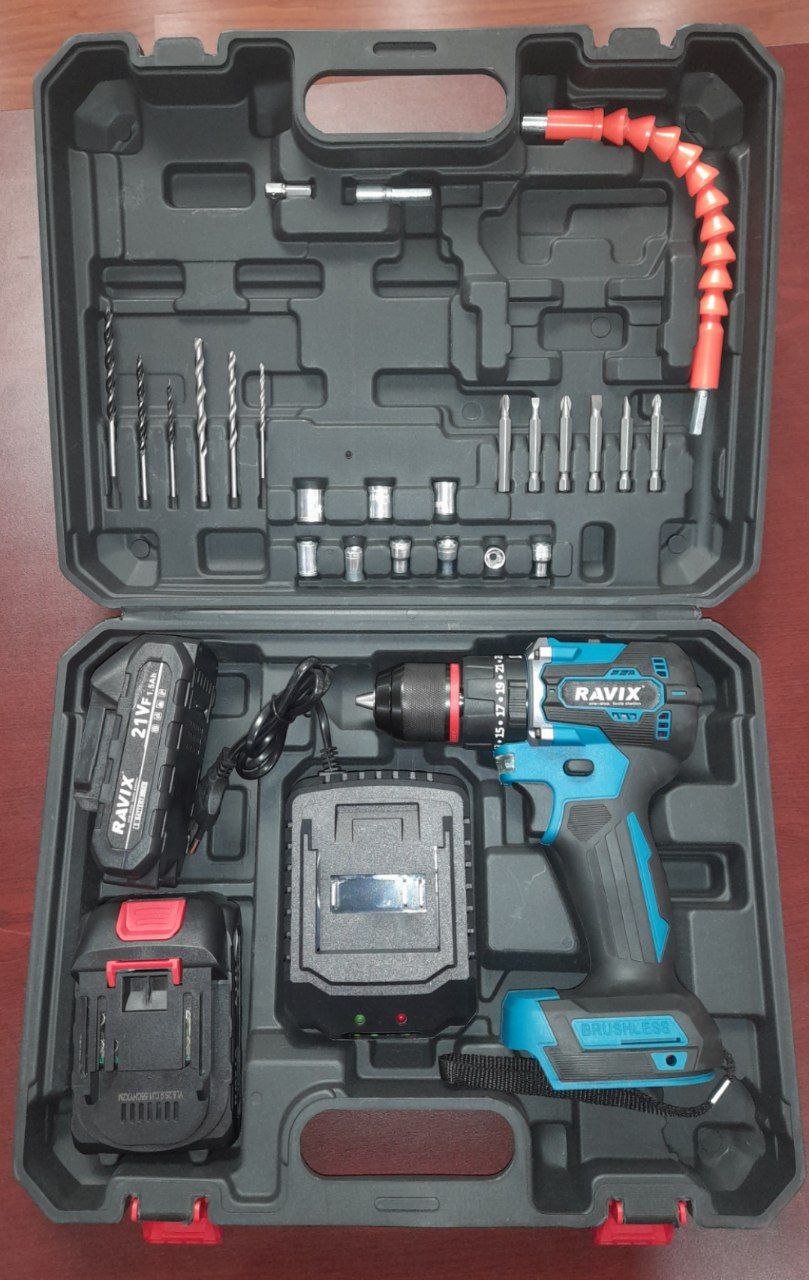 دریل شارژی براشلس چکشی دار