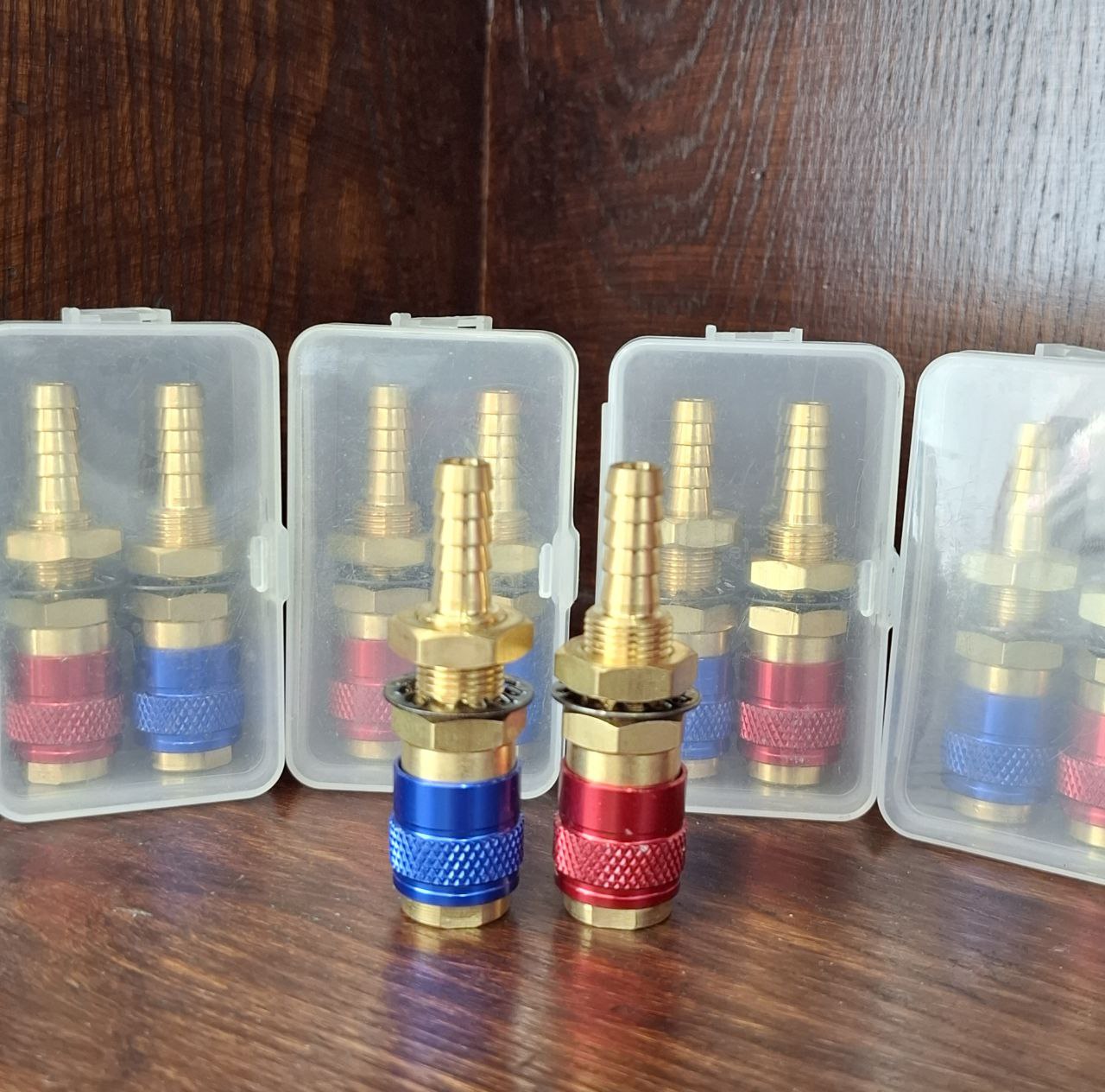 فیتینگ آبی و قرمز یونیت آبخنک