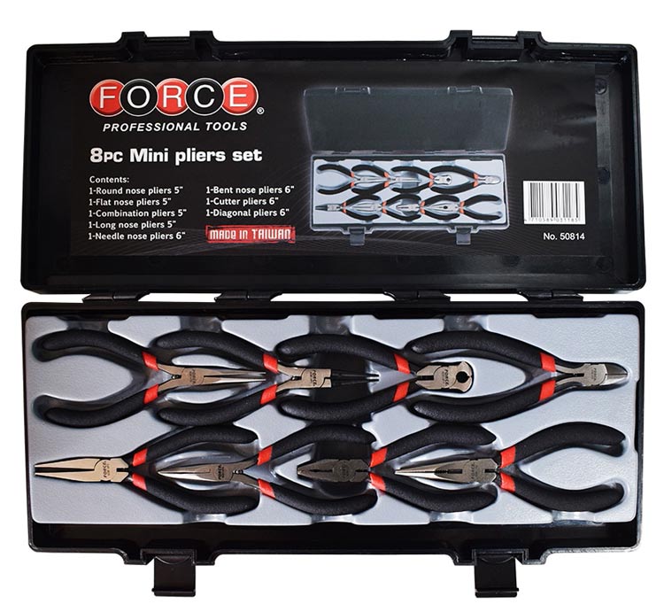 جعبه انبرهای مینی 8 عددی فورس (FORCE)