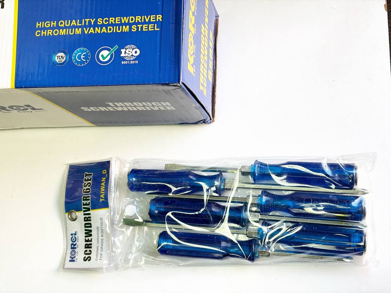 پیچ گوشتی ۶ عددی ضربه خور کیفیت عالی تعداد در کارتن ۳۶ عدد تعداد در بسته ۶ عدد جهت اطلاع از قی‌مت ها