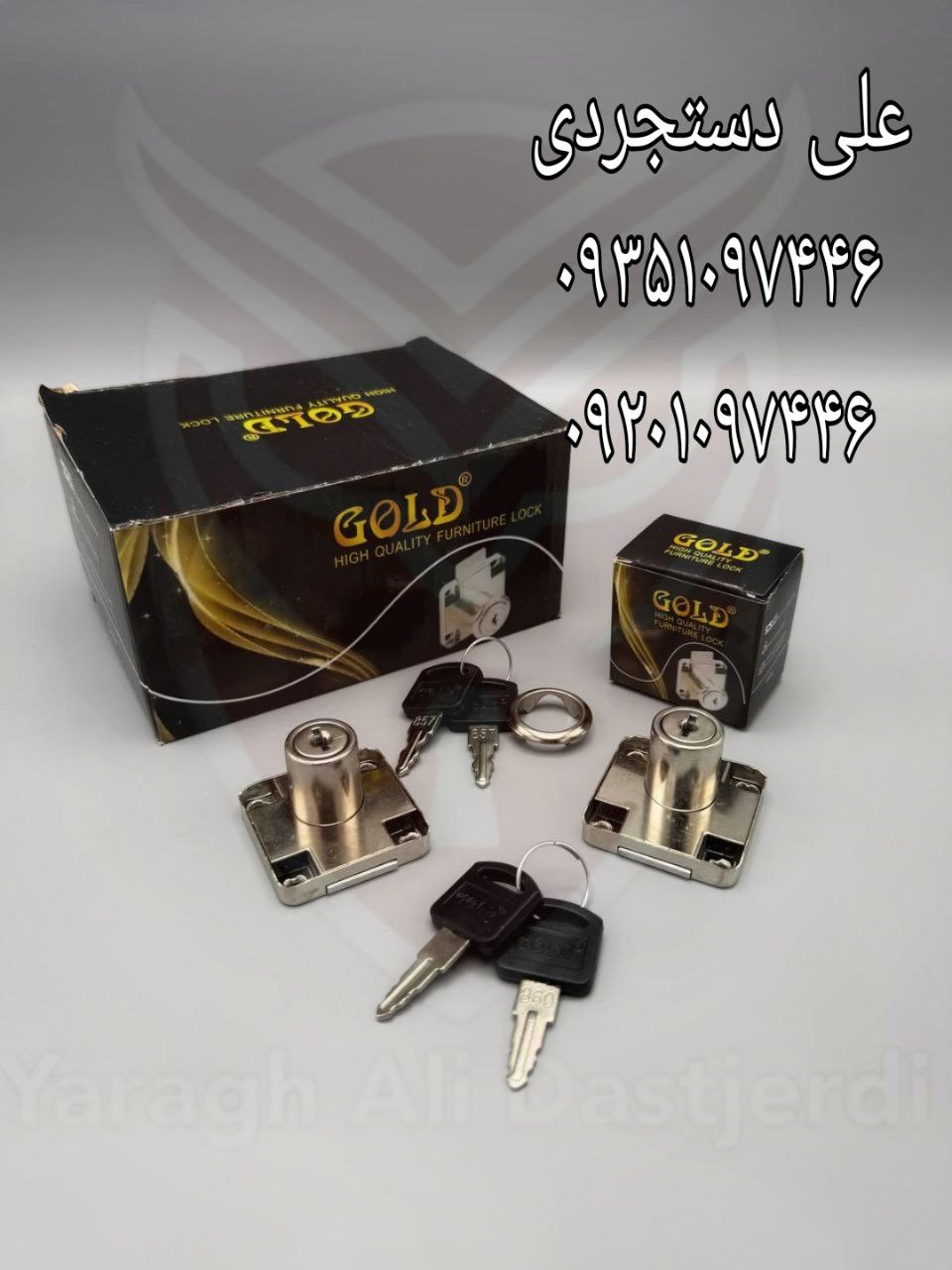 قفل طرح رونیس گلد GOLD کارتن ۲۴۰ عدد