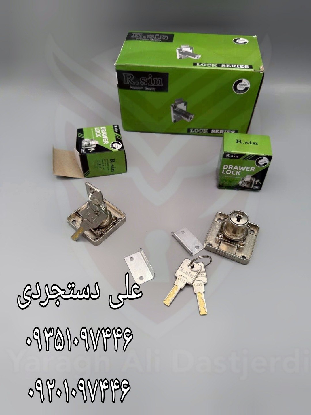 قفل طرح رونیس آرسین R.sin دارای کلید مستر کارتن ۲۴۰ عدد