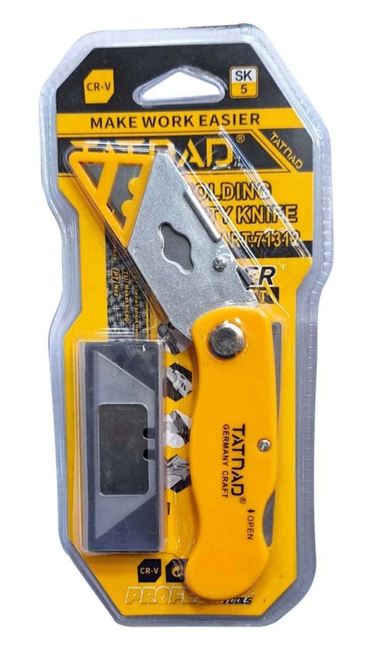 کاتر کناف تیغ تاشو ذوزنقه ای درجه یک