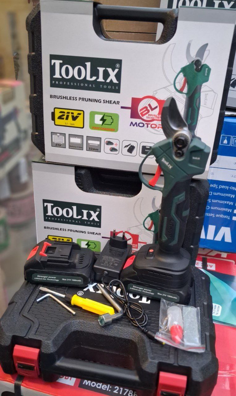 قیچی باغبانی شارژی تولیکس .