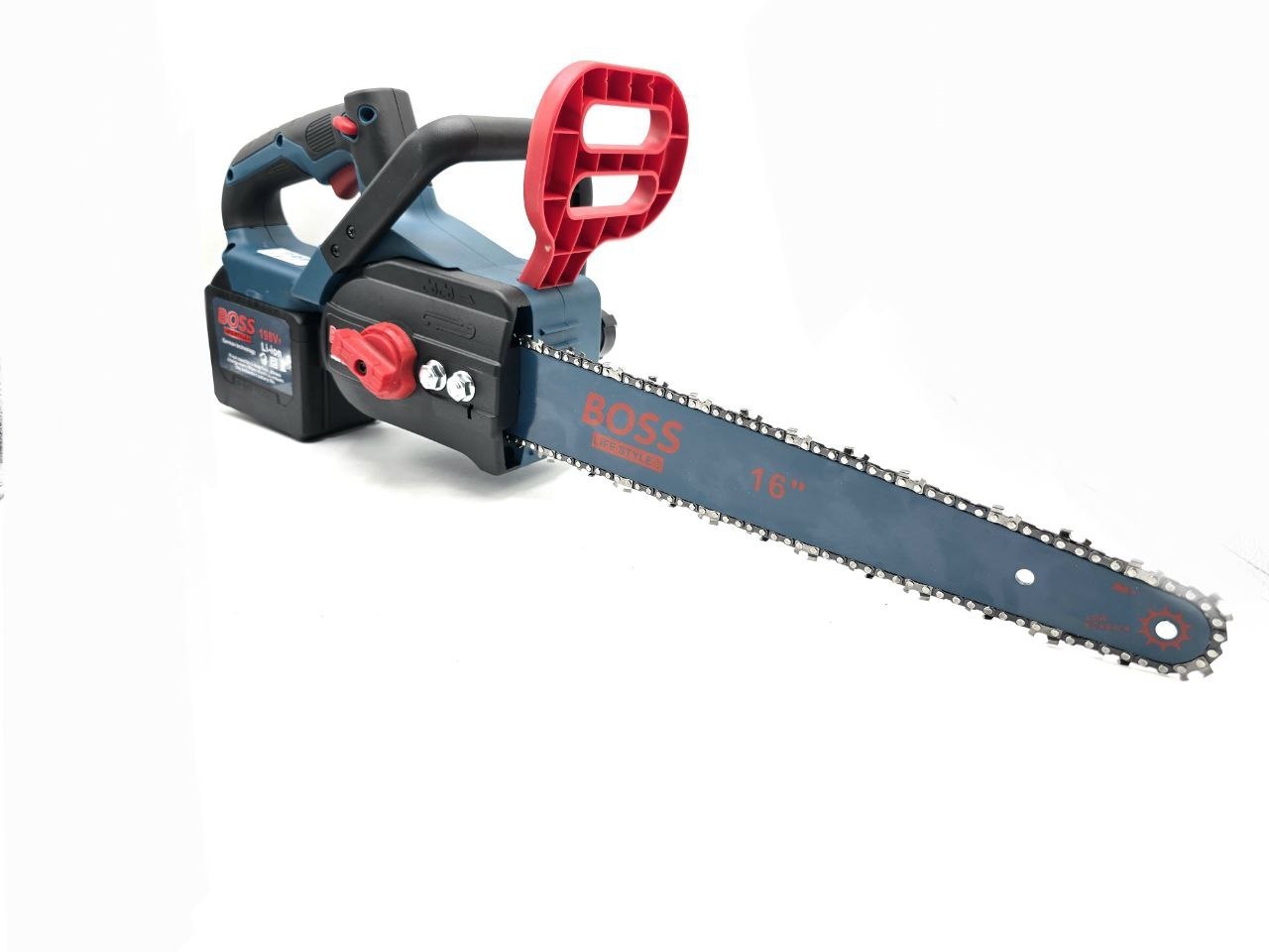 ⭐️ اره زنجیری شارژی ۴۰ سانت صنعتی ۲۰ سلول باس