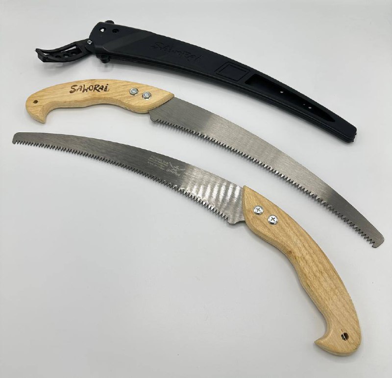 اره طرح سامورایی دسته چوبی