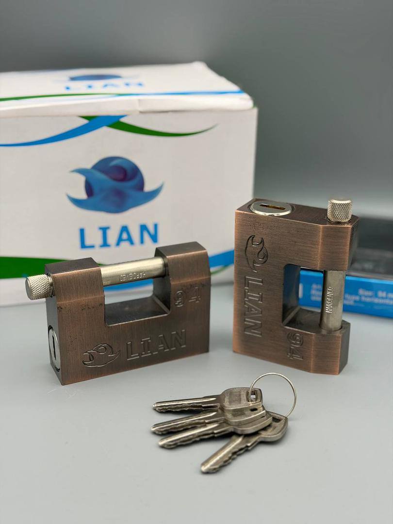 ⭐️قفل کتابی ۹۴فولادی کلید دوشیار LIAN⭐️