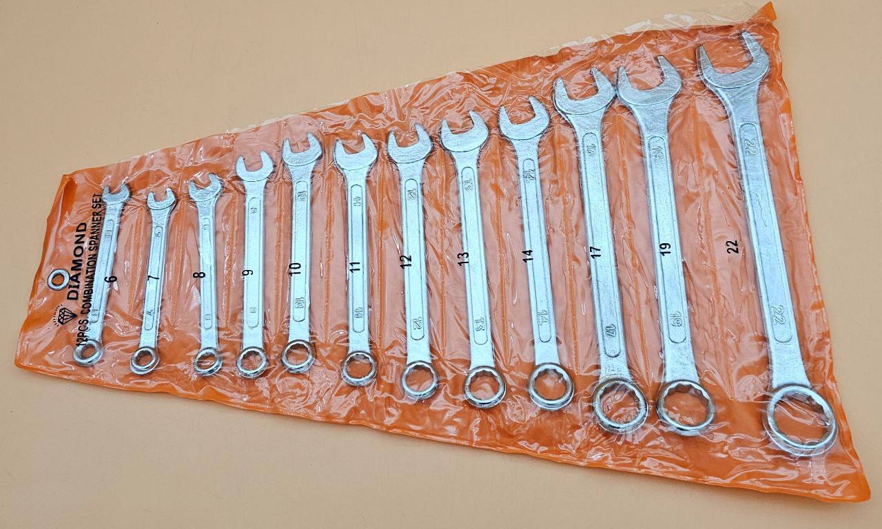 آچار یکسررینگی ۱۲ عددی