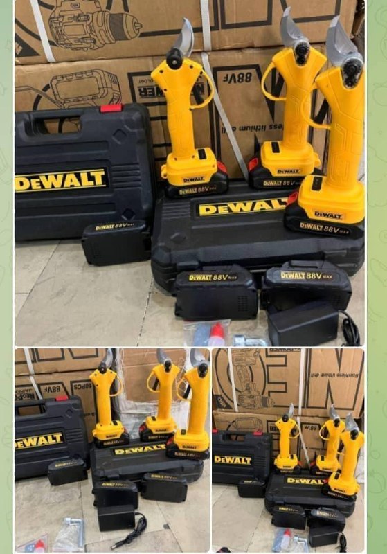 قیچی شارژی دیوالت ۸۸‌ولت