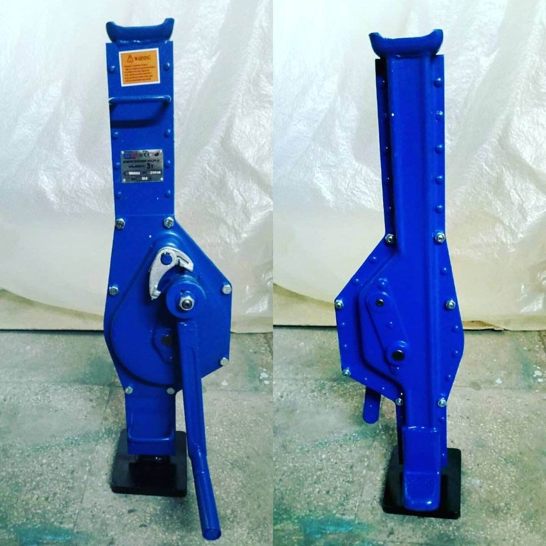 جک دنده ای جهت بلند کردن اجسام سنگین در وزنهایی 