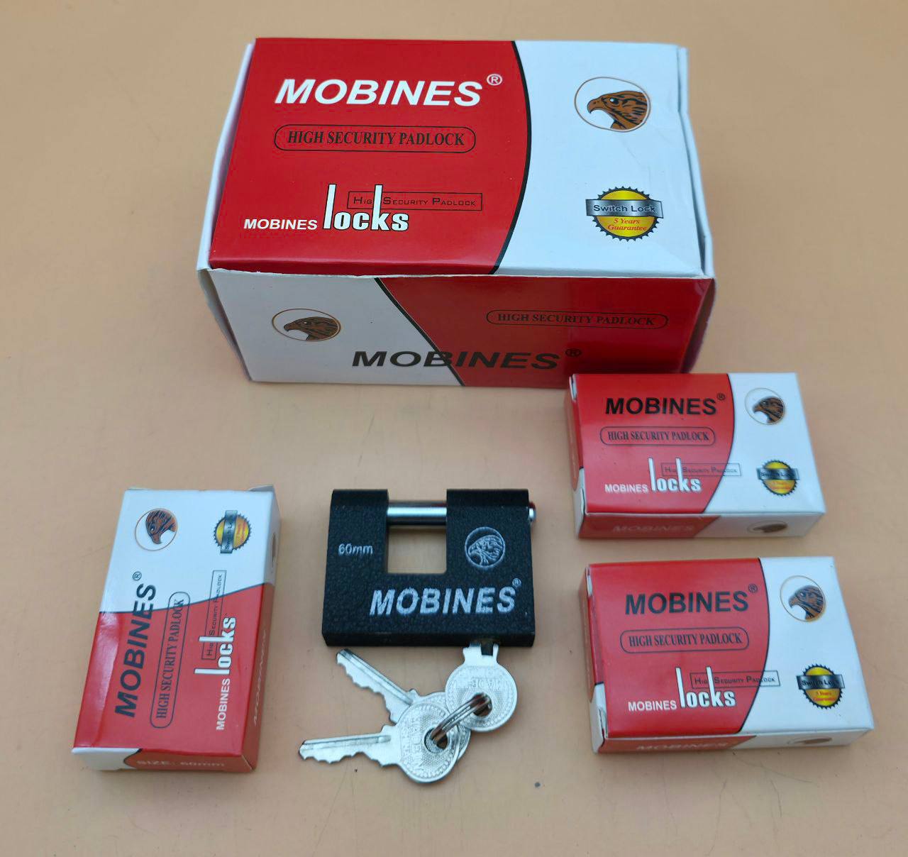 قفل کتابی کلید بغل موبینس 