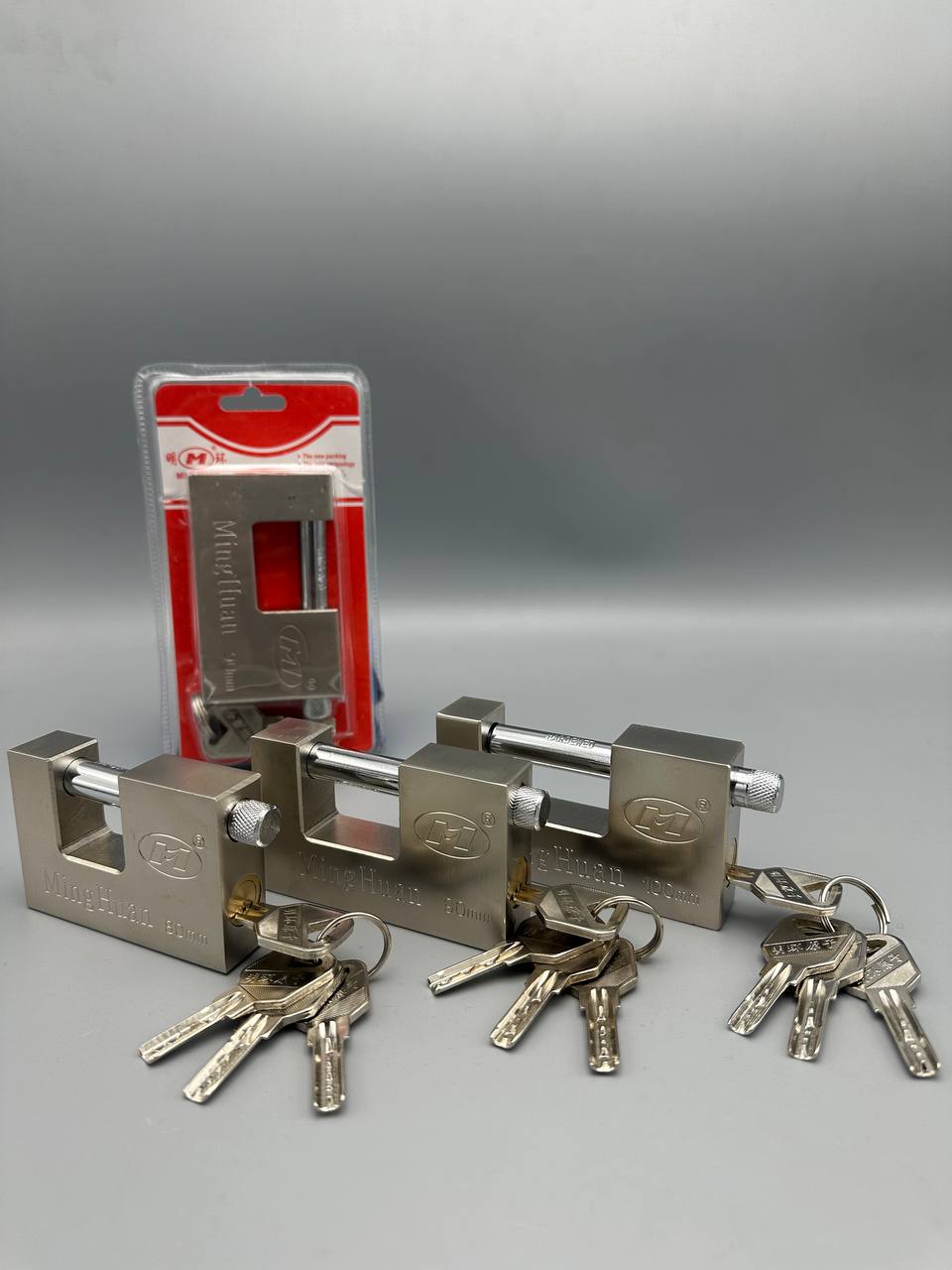  قفل کتابی وکیومی کلید ناودونی M کلید ناودانی مغزی برنجی بدنه فولادی ضخیم میله ضخیم کیفیت بسیار عالی