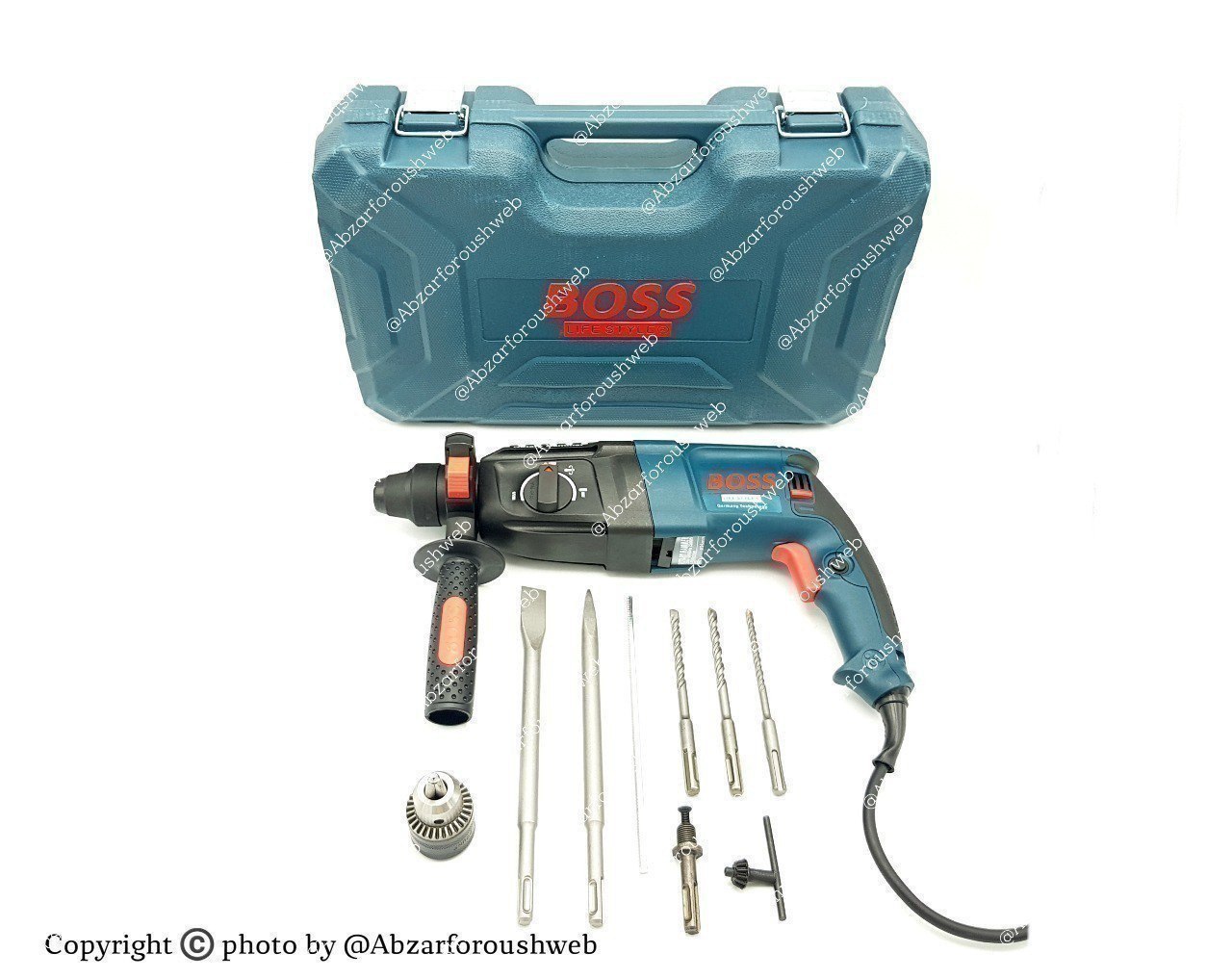 ⭐️ دریل بتن کن ۲۶ میلیمتر اصلی باس