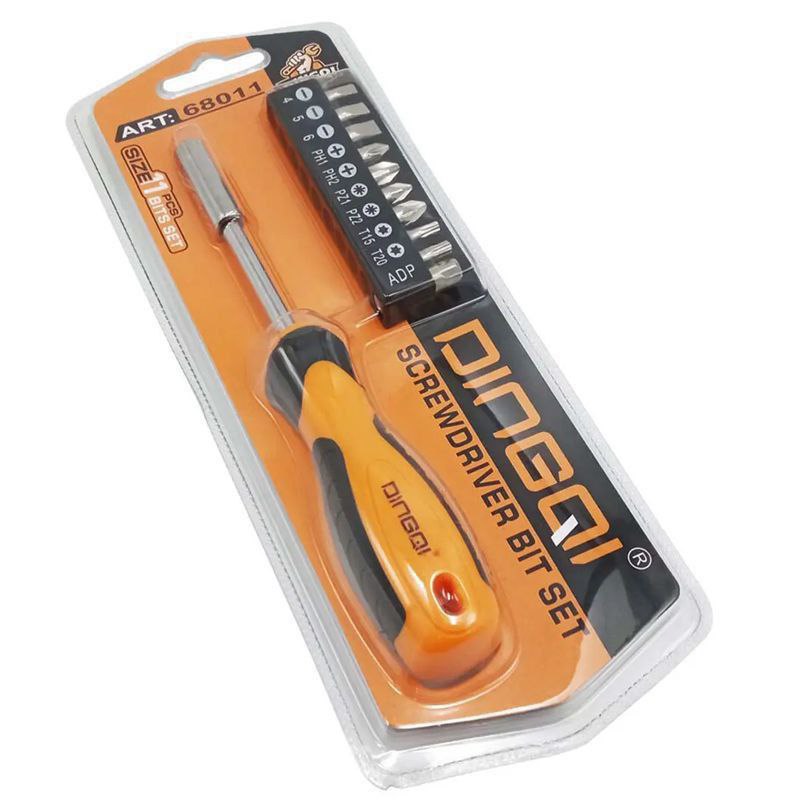 پیچ گوشتی 11 پارچه دینگی68011 بیت خور 