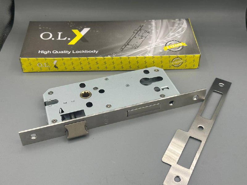 قفل ۷سانت فاصله ۴۵ پیشانی استیل 