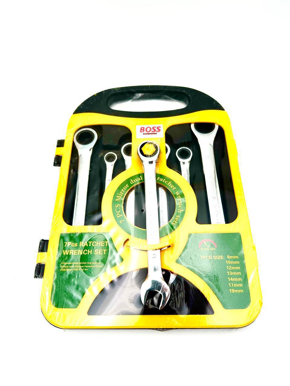 آچار جغجغه ای ٧ عددی باس 