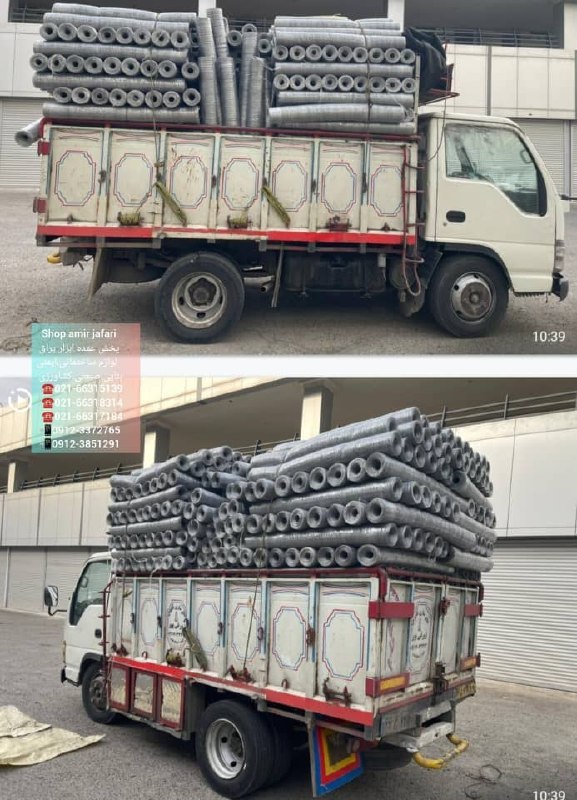 پخش انواع توری مرغی گالوانیزه گرم 