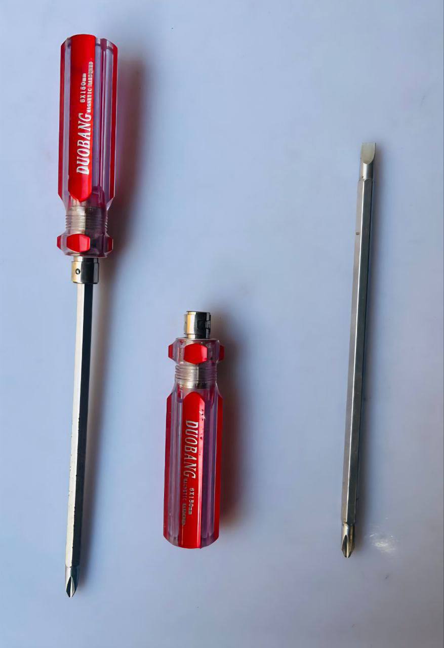 پیچ گوشتی 150×6 دوطرفه