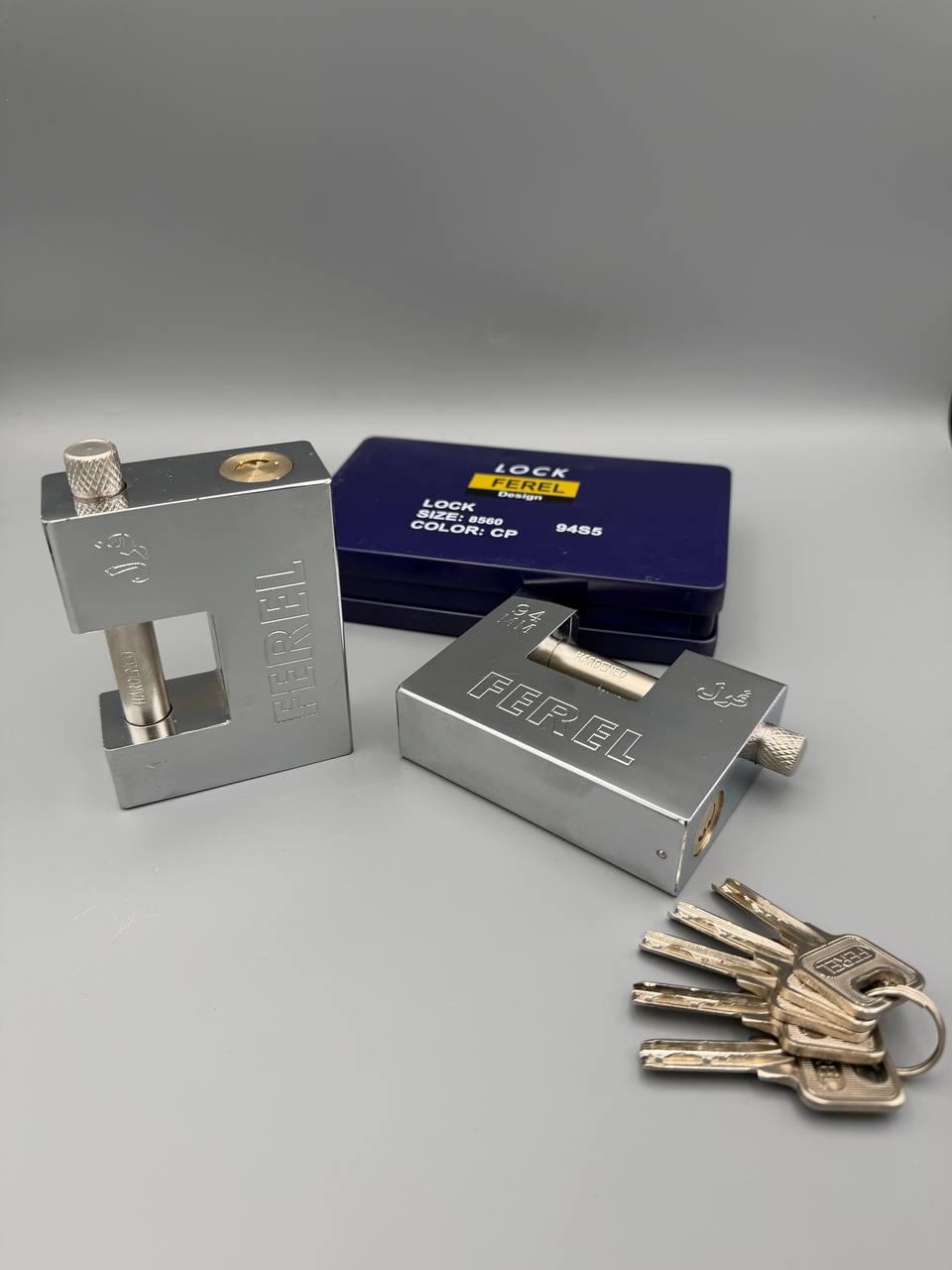 ⭐️قفل کتابی فولادی جعبه فلز کلید ناودانی فرل⭐️