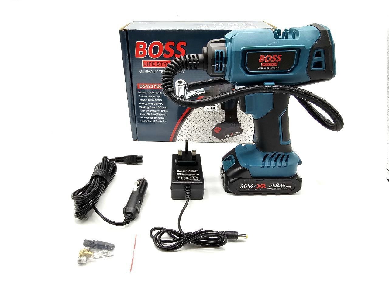 ⭐️ کمپرسور فندکی شارژی دو حالته باس