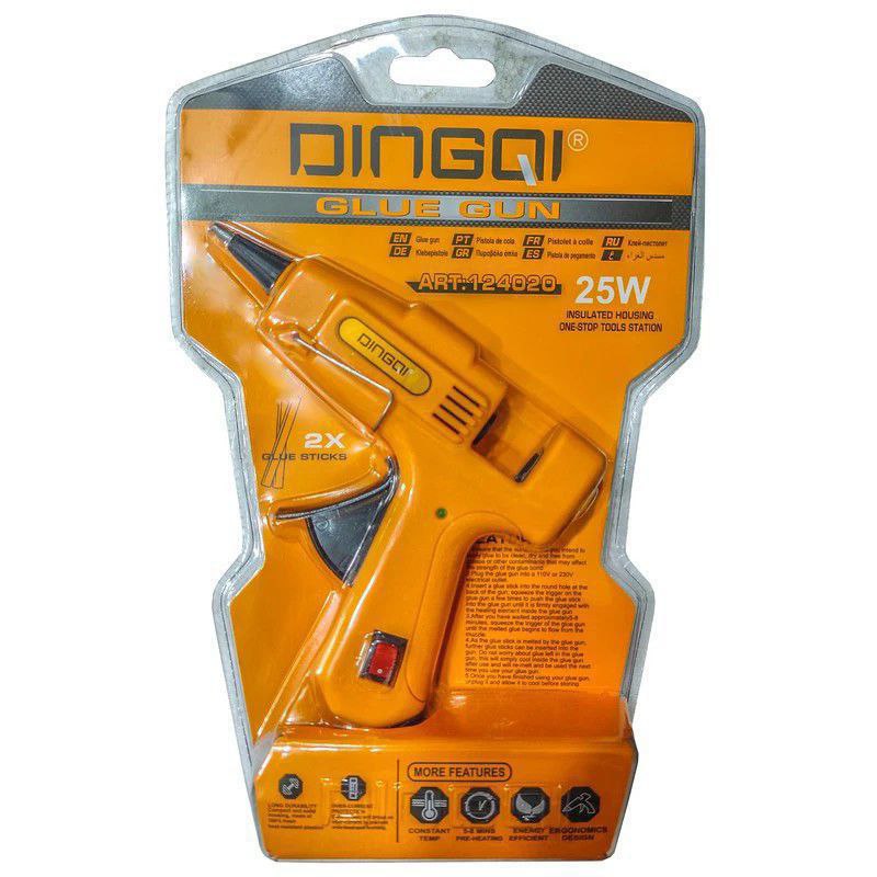 هویه تفنگی چسب حرارتی ۲۵ وات دینگی