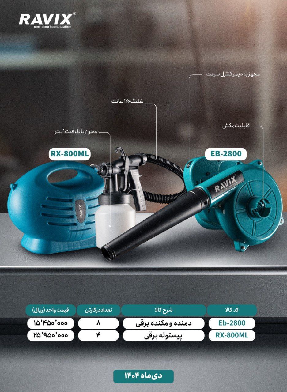 بلوور و پیستوله راویکس