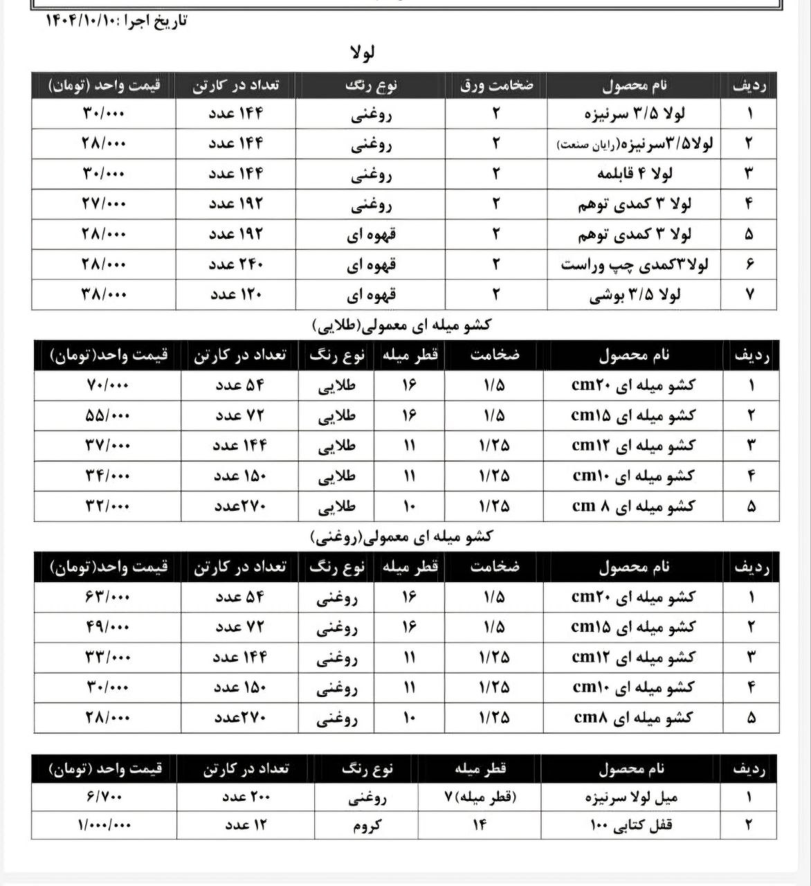 پخش عمده محصولات ری صنعت به قیمت عمده ⭐️⭐️⭐️ 