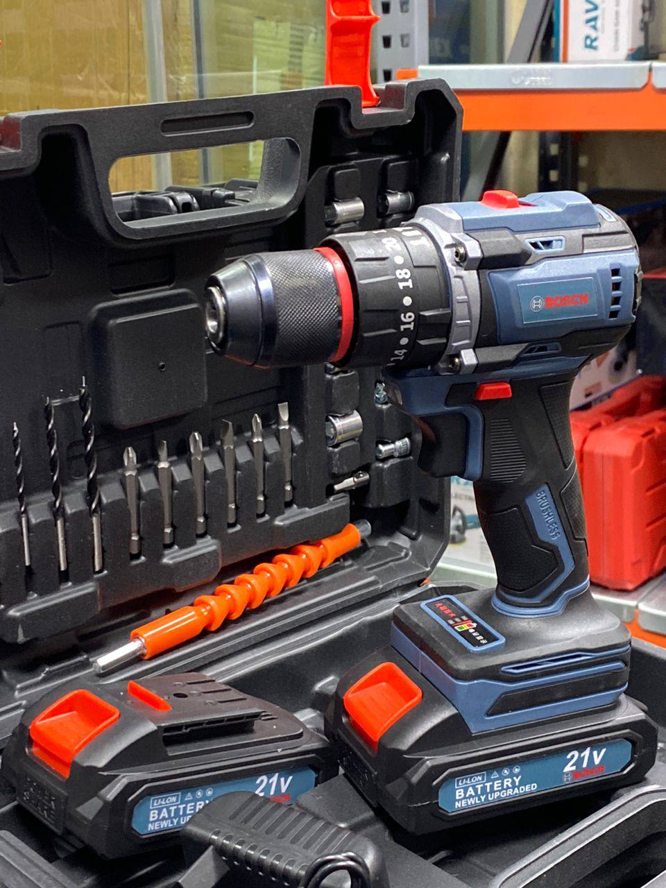 دریل شارژی موتور براشلس 