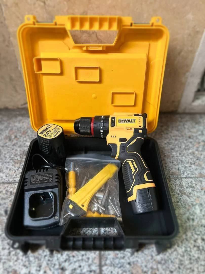  شارژی چکشی ۲۴ براشلس سه نظام فلزی