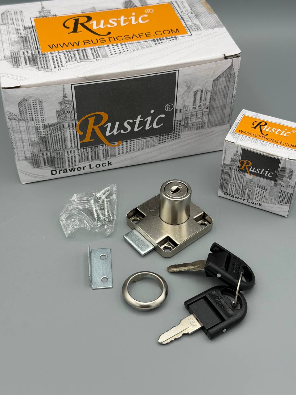 ⭐️قفل تک پله طرح رونیس کلید تاشو روستیک⭐️