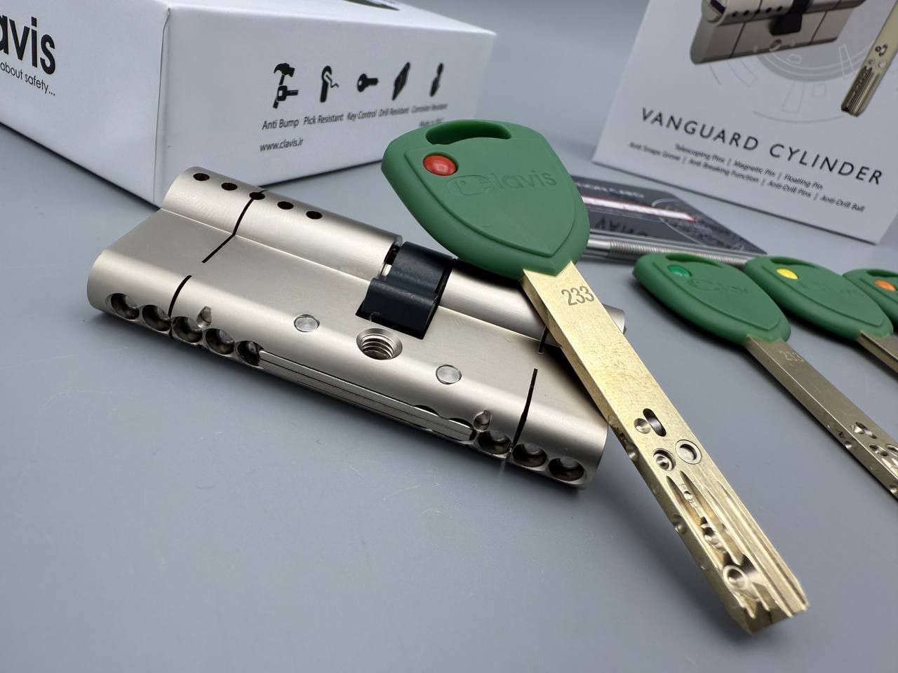 سیلندر فوق امینتی ونگارد کلاویس تسمه فولادی پین ضد دریل شیار بشکن پین مگنتی پین غلطکی پین ترکیبی ۲حا