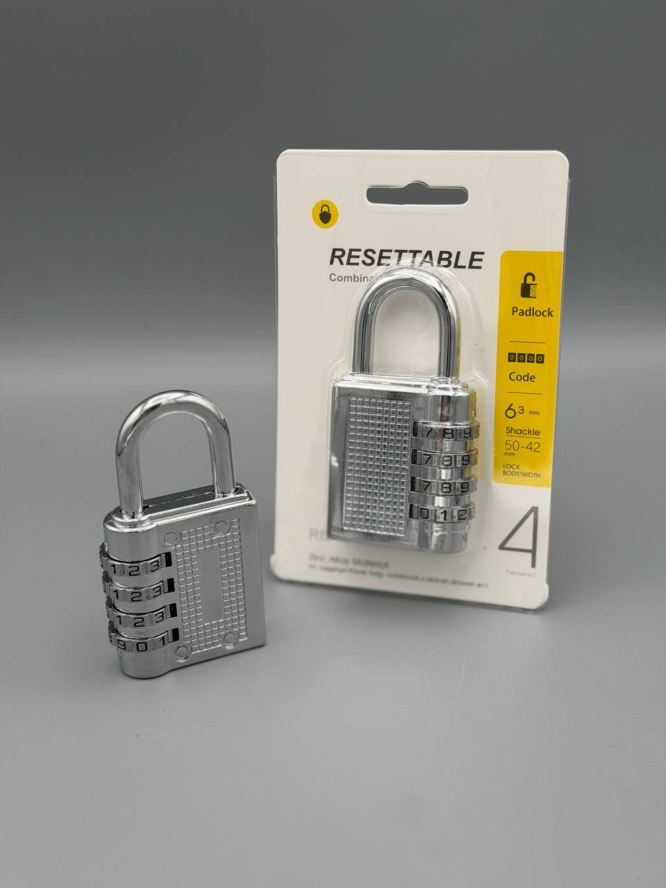 قفل آویز ۴۰ رمزدار 