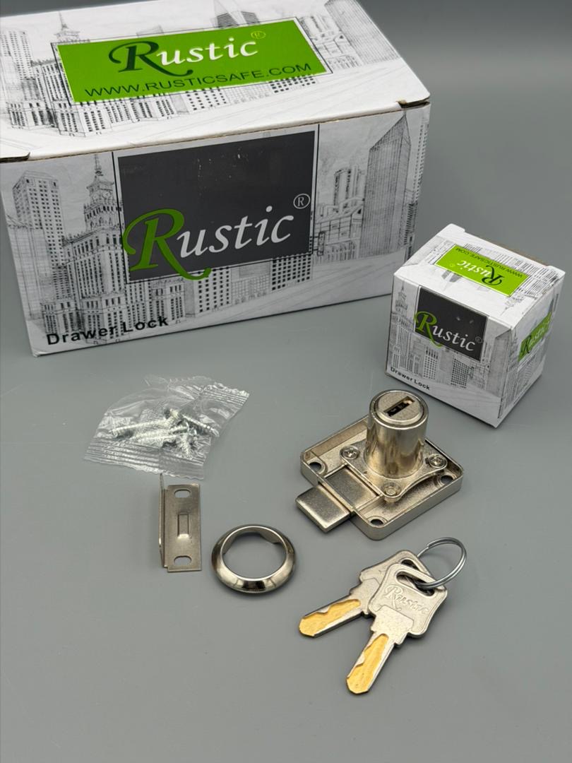  ⭐️قفل تک پله طرح رونیس کلید ماری روستیک⭐️ کلید تاشو برنجی شیار ماری خاص⭐️ کیفیت بالاتر از برندهای م