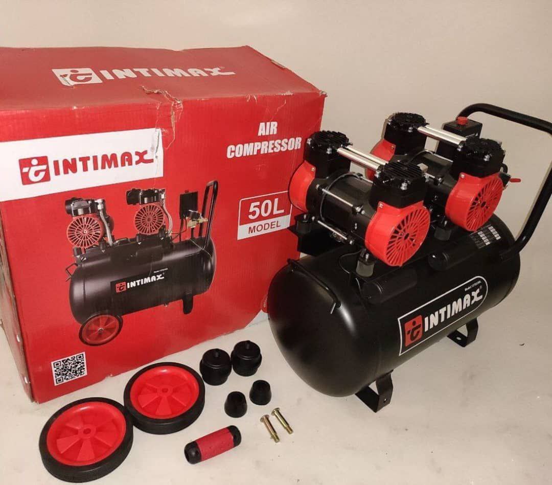  کمپرسور ۵۰ لیتری سایلنت ۲ موتوره اینتی مکس
