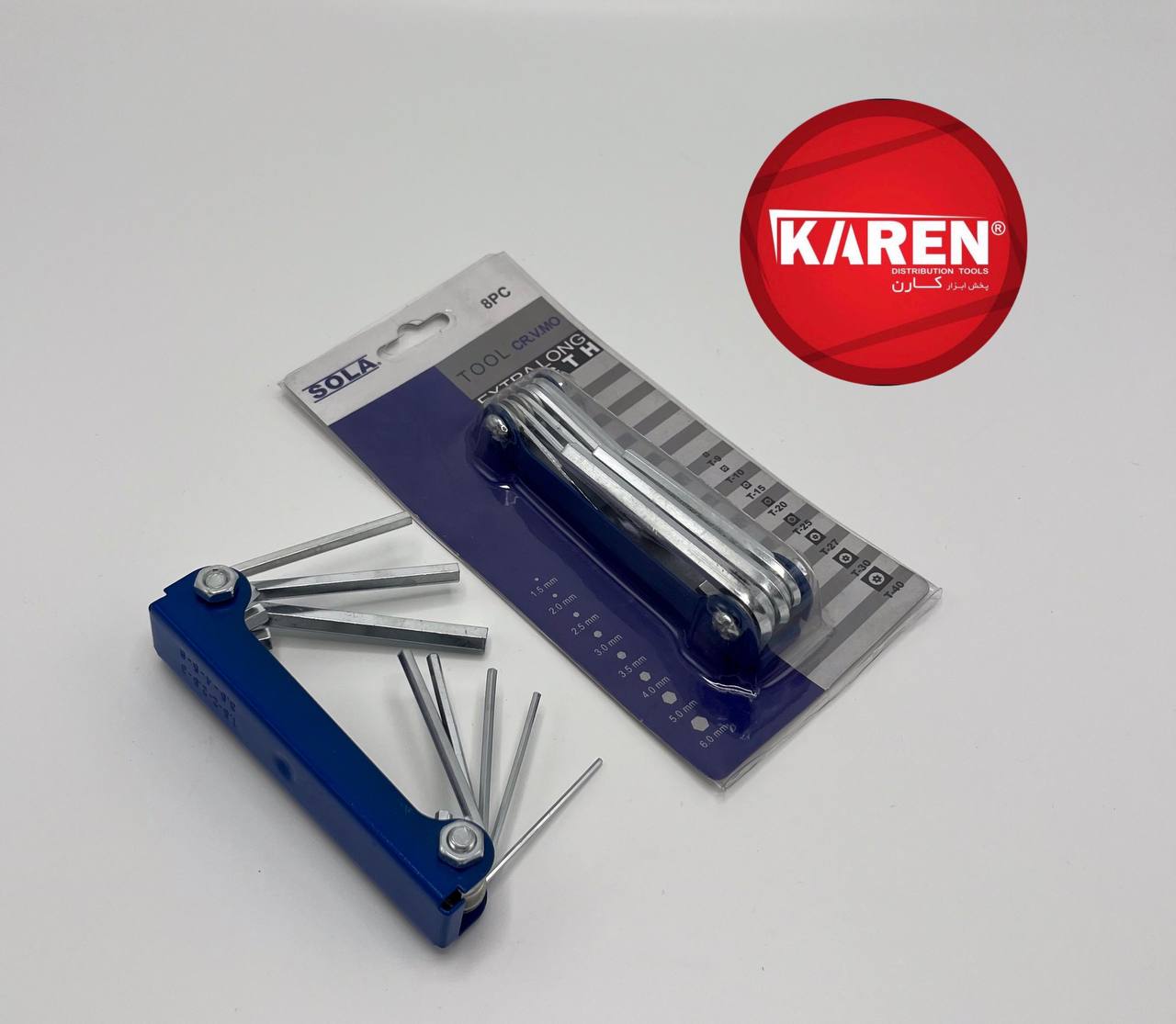  آلن چاقویی فلزی شش گوش سولا