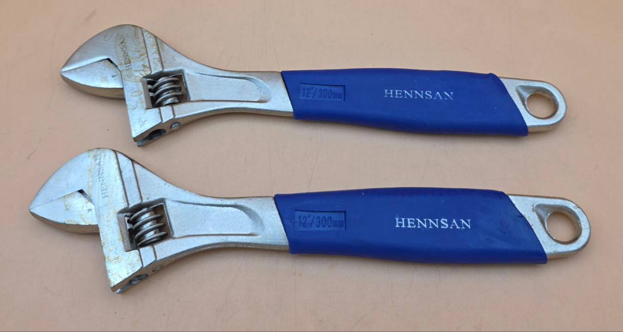 آچار فرانسه روکش دار هنسون