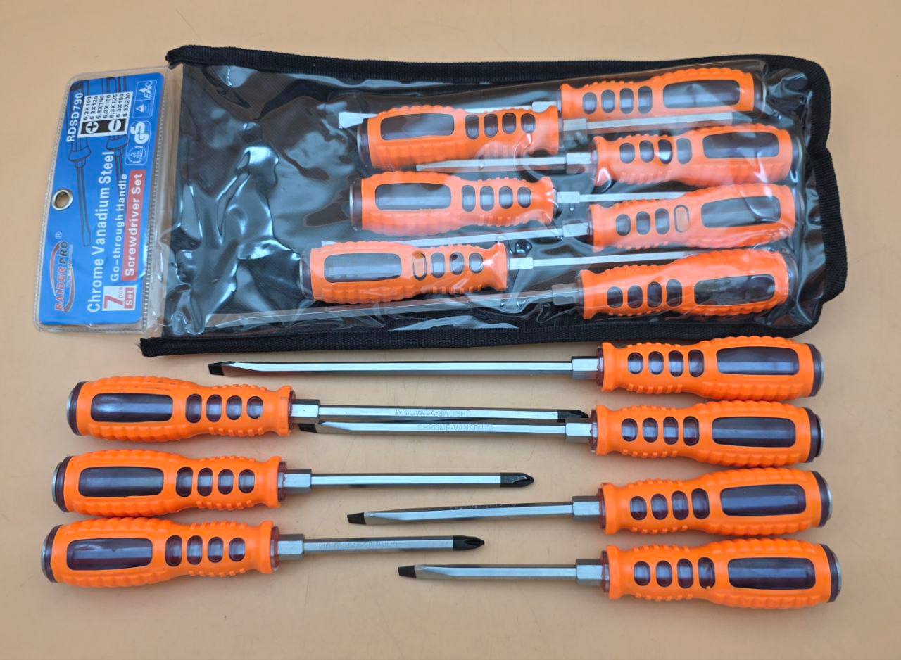 پیچ گوشتی ۷ عددی ضربه خور 