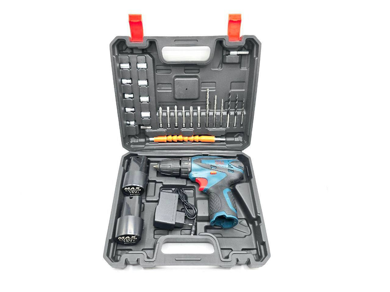 مجموعه دریل شارژی ۱۸ ولت اصلی باس