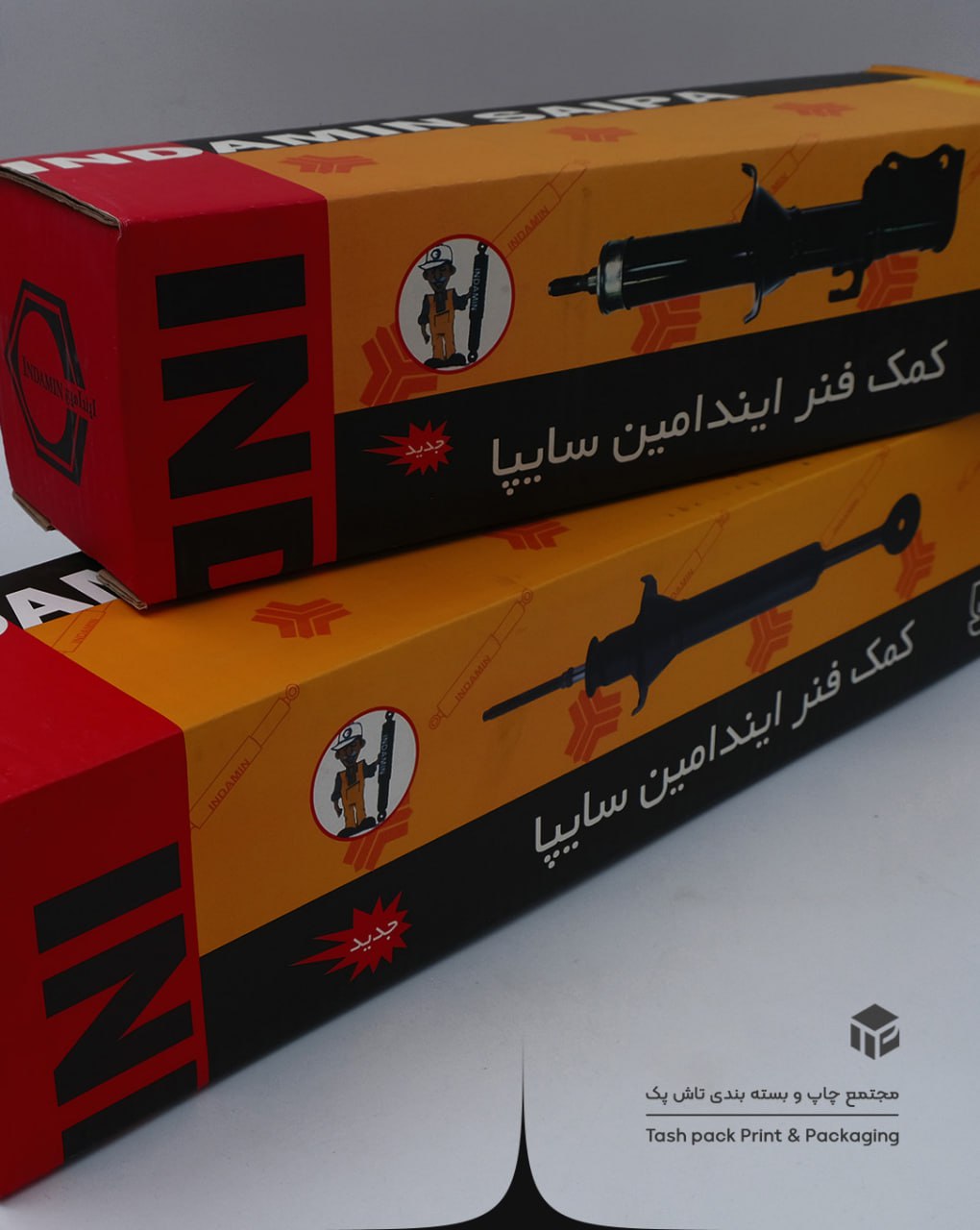مجتمع چاپ و بسته بندی تاش پک تولید کننده انواع جعبه و کارتن برای تمامی قطعات خودرو و لوازم یدکی