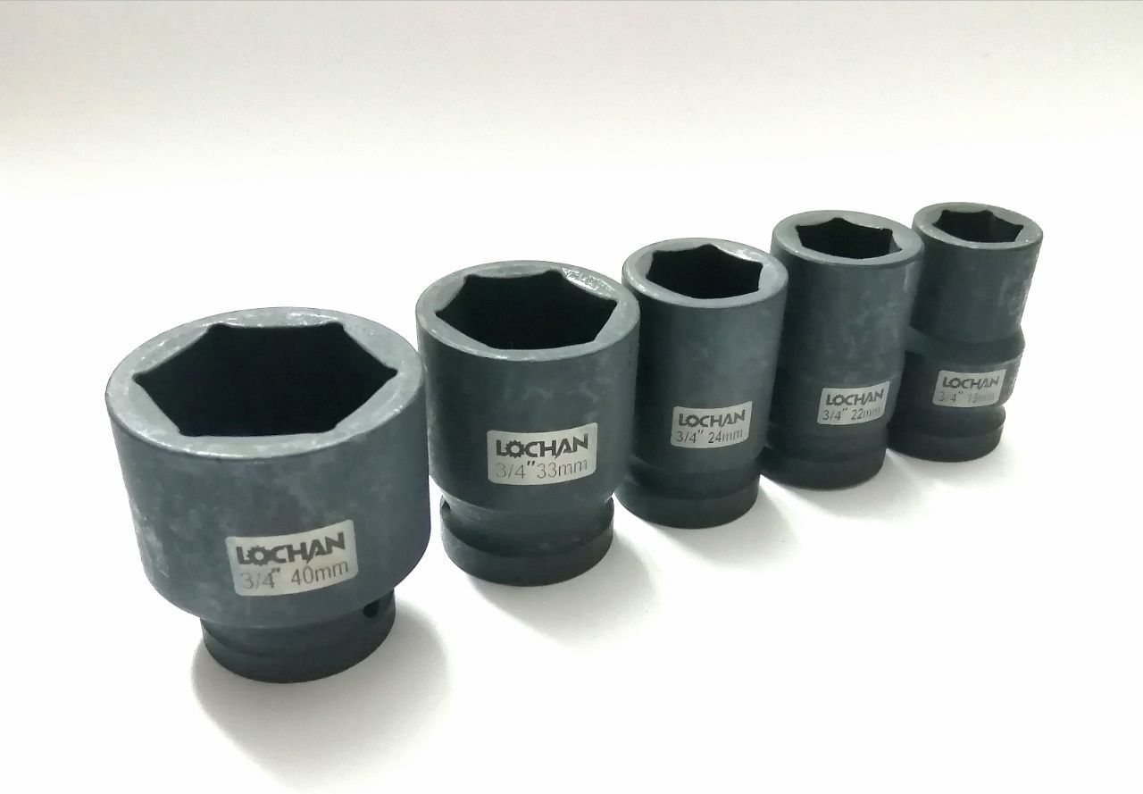 بکس فشارقوی کوتاه درایو3/4 مشکی LOCHAN 