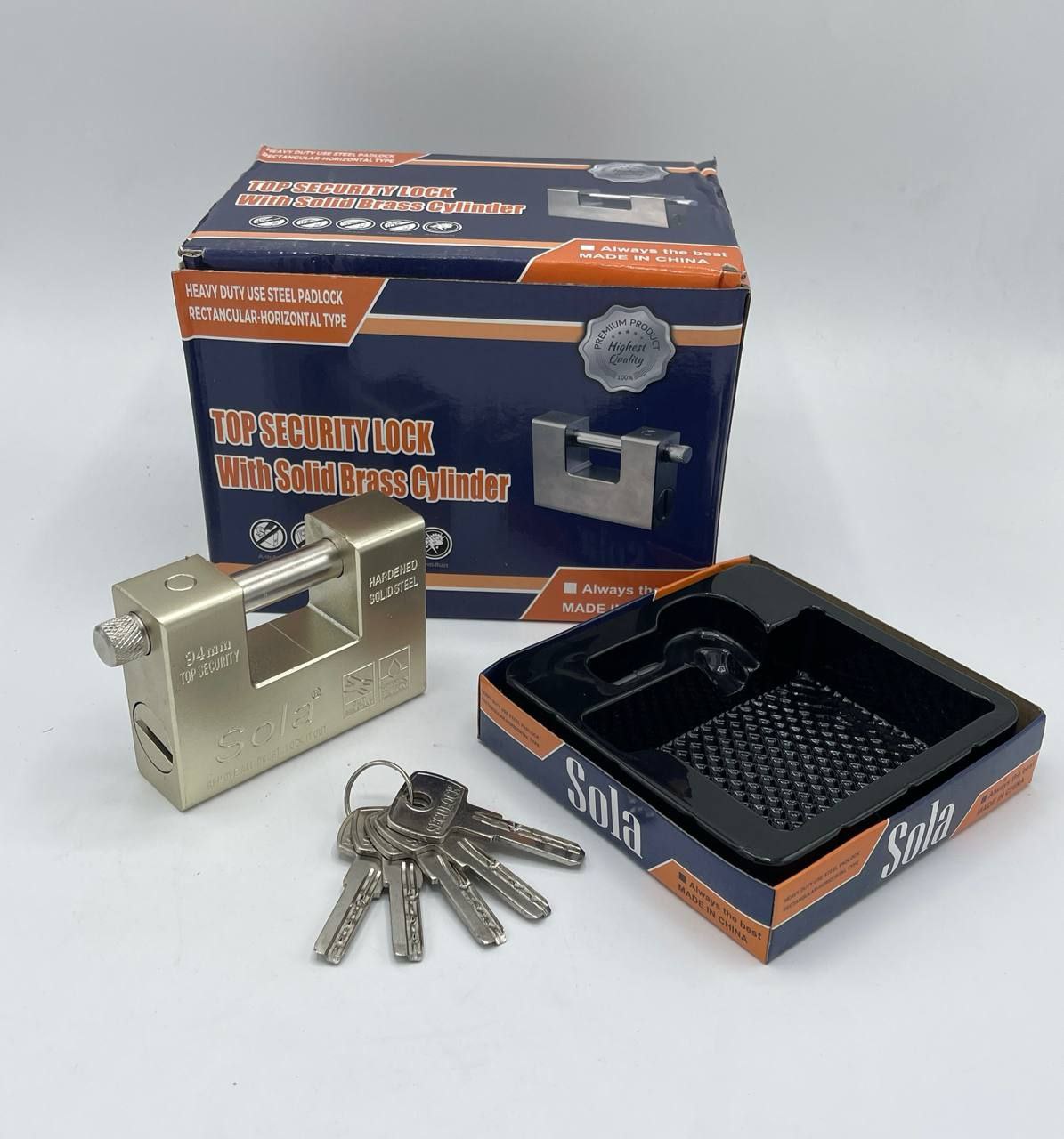  قفل کتابی ۹۴ فولادی سولا 