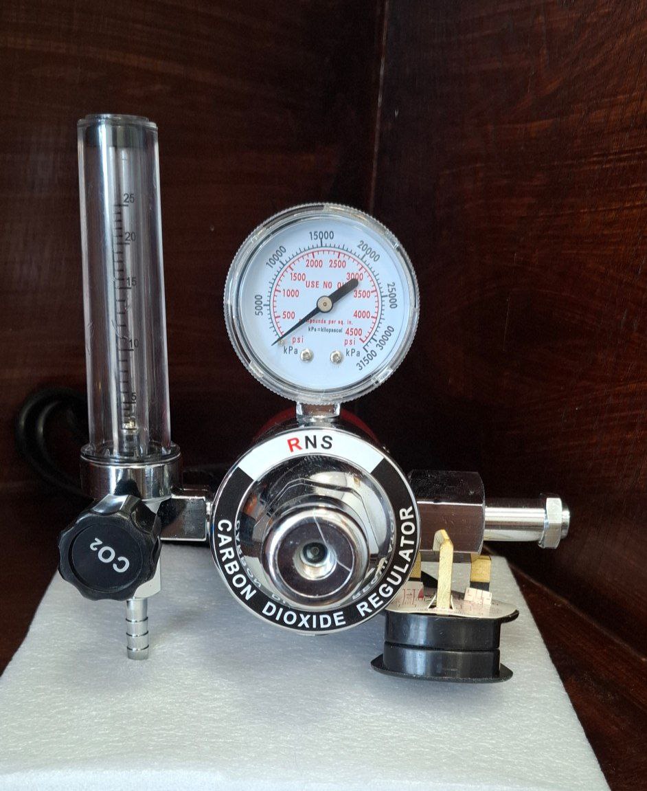  مانومتر CO2 گرمکن‌دار – مخصوص جوشکاری حرفه‌ای 