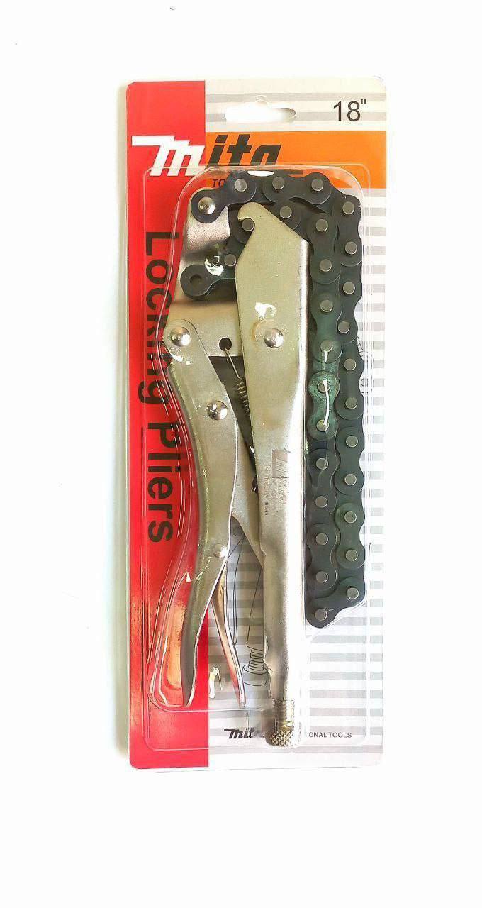 انبر قفلی فیلتر باز کن زنجیری "۱۸ میتا