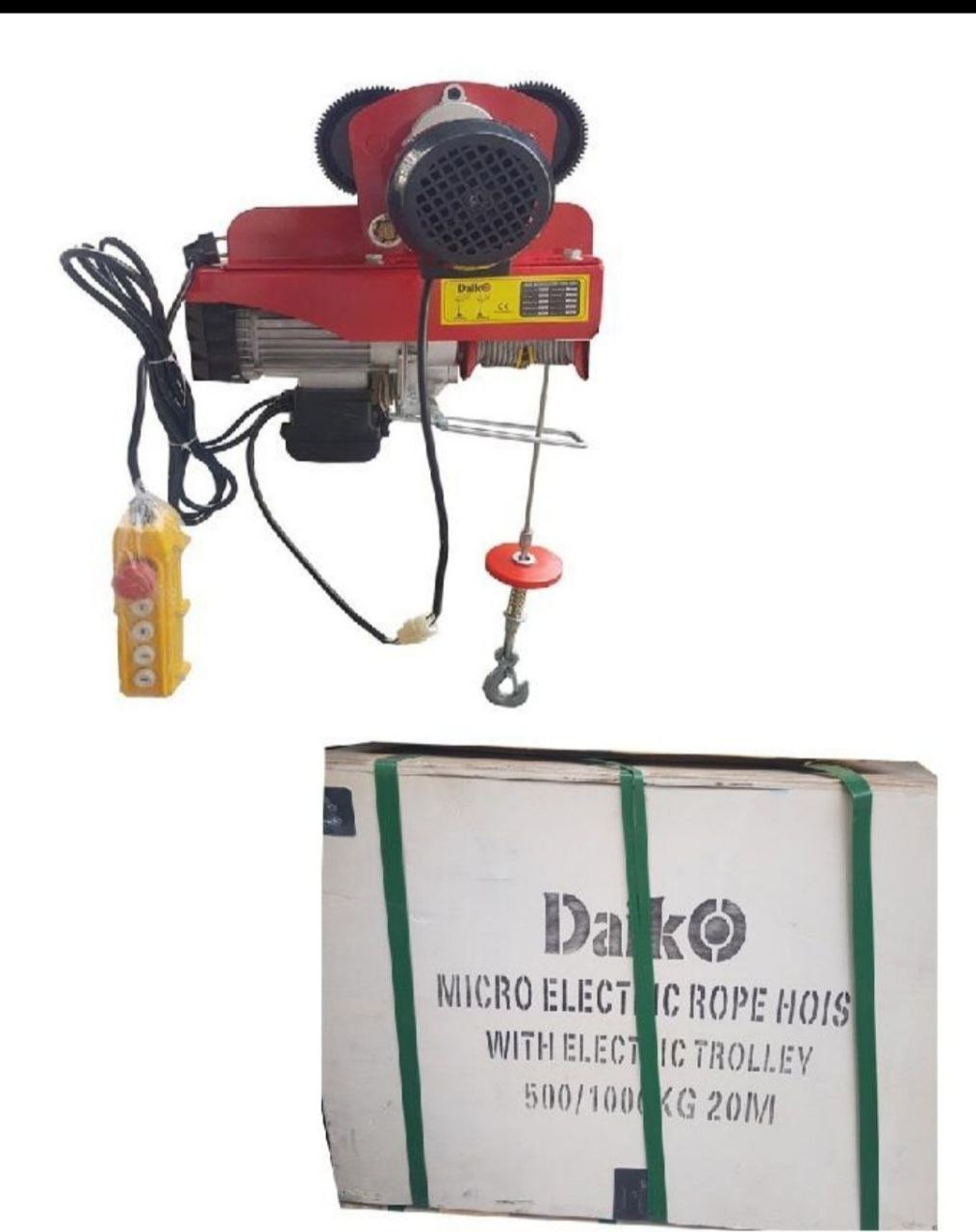 فروش وینچ برقی 4کاره تکفاز دایکو 