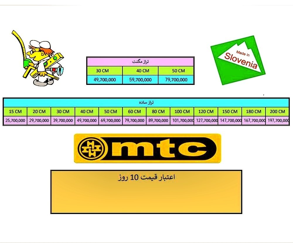 لیست جدید تراز mtc